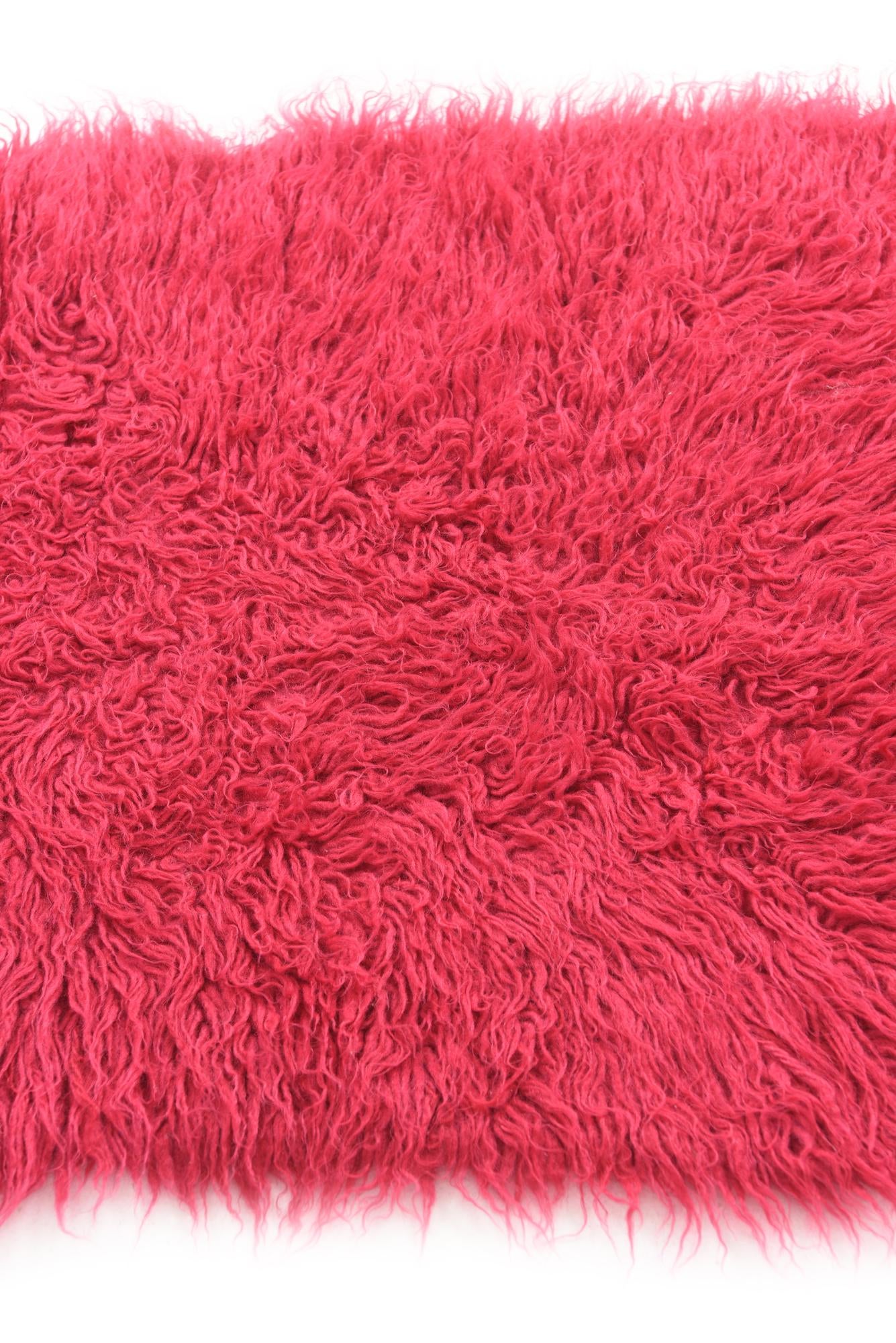 2' x 4' 5 Hand Knotted Moroccan Wool Runner Rug