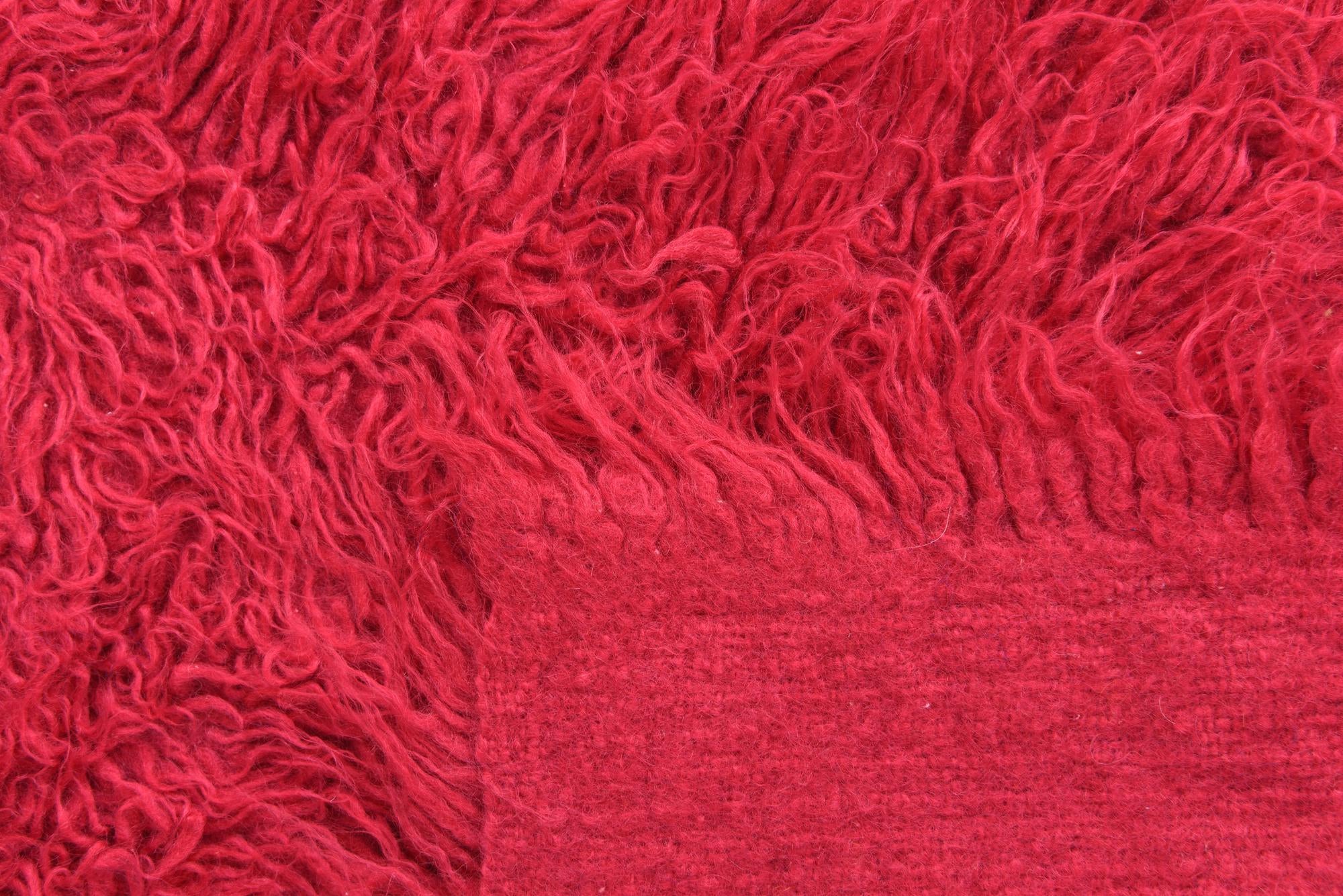 2' x 4' 5 Hand Knotted Moroccan Wool Runner Rug