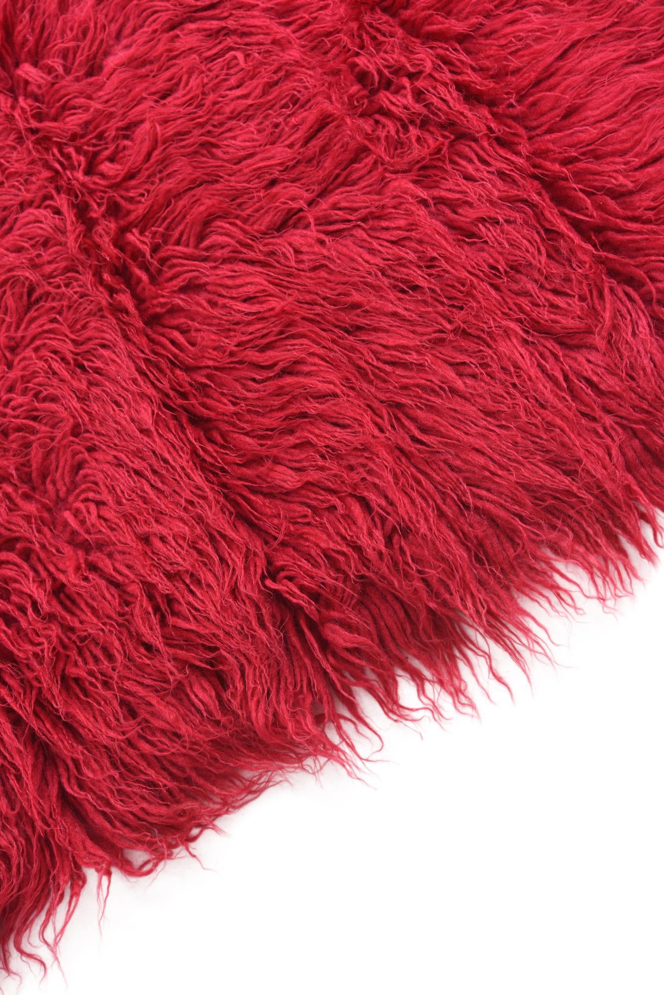 2' 6 x 5' Hand Knotted Moroccan Wool Runner Rug