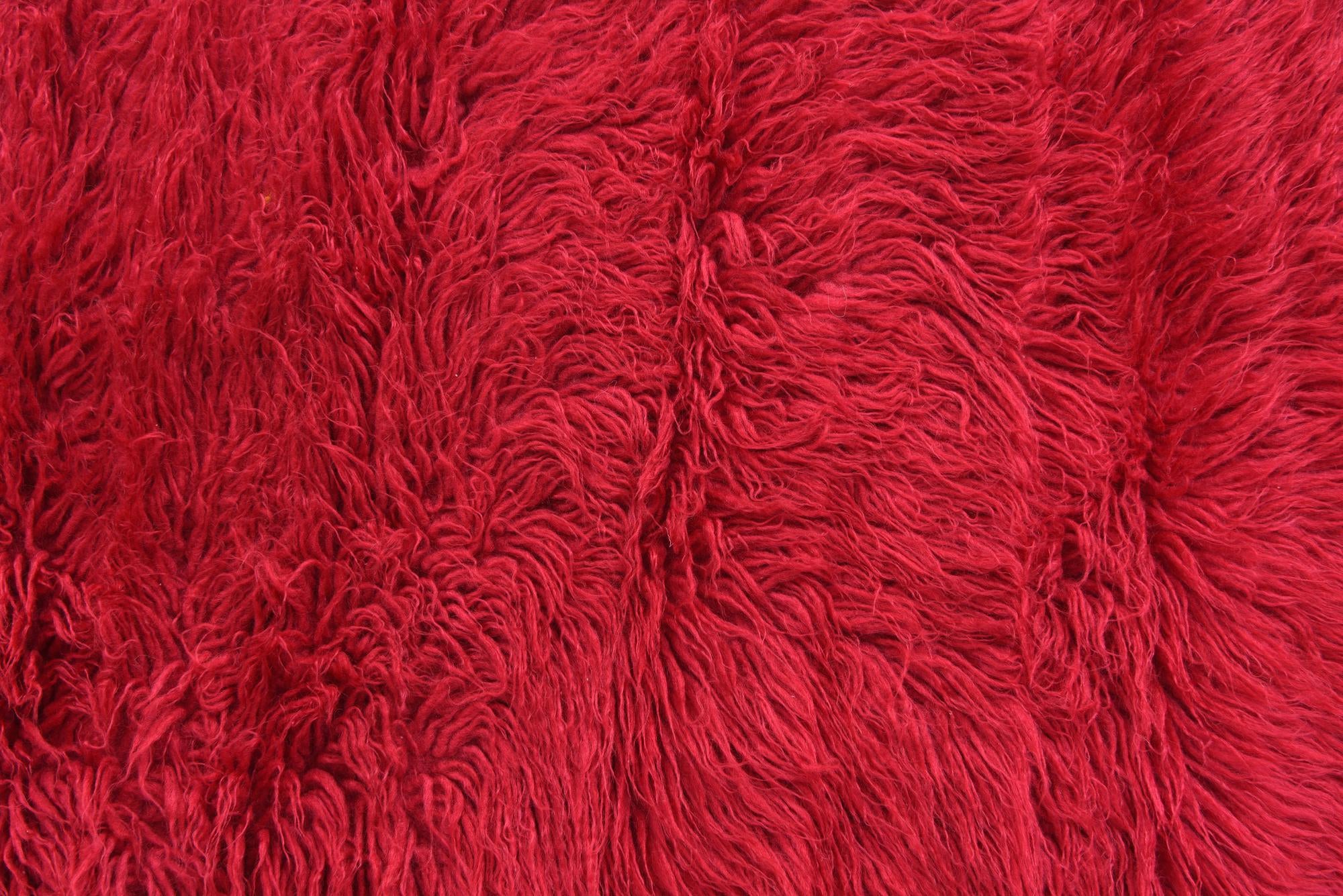 2' 6 x 5' Hand Knotted Moroccan Wool Runner Rug
