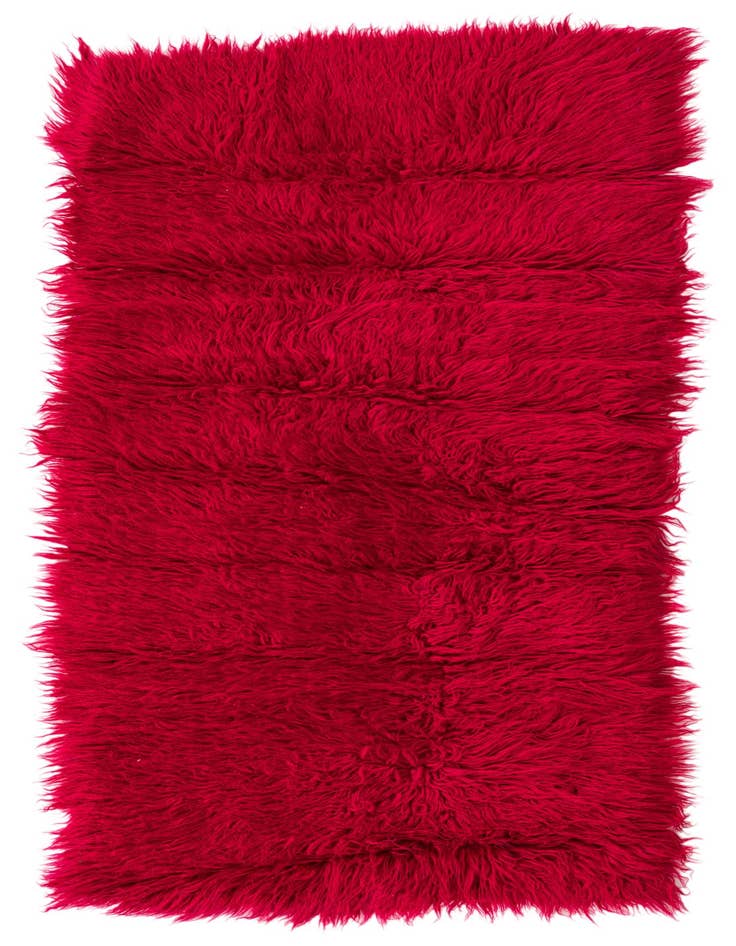 Detail image of 2' 6 x 5' Hand Knotted Moroccan Wool Runner Rug