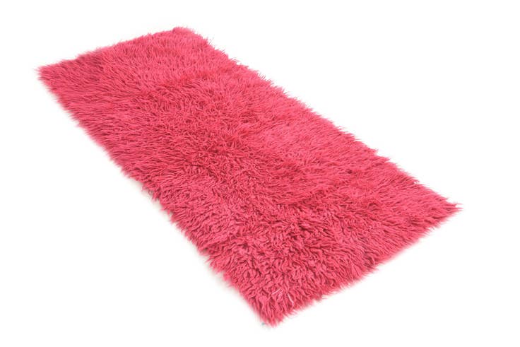 Detail image of 2' 9 x 5' 10 Hand Knotted Moroccan Wool Runner Rug