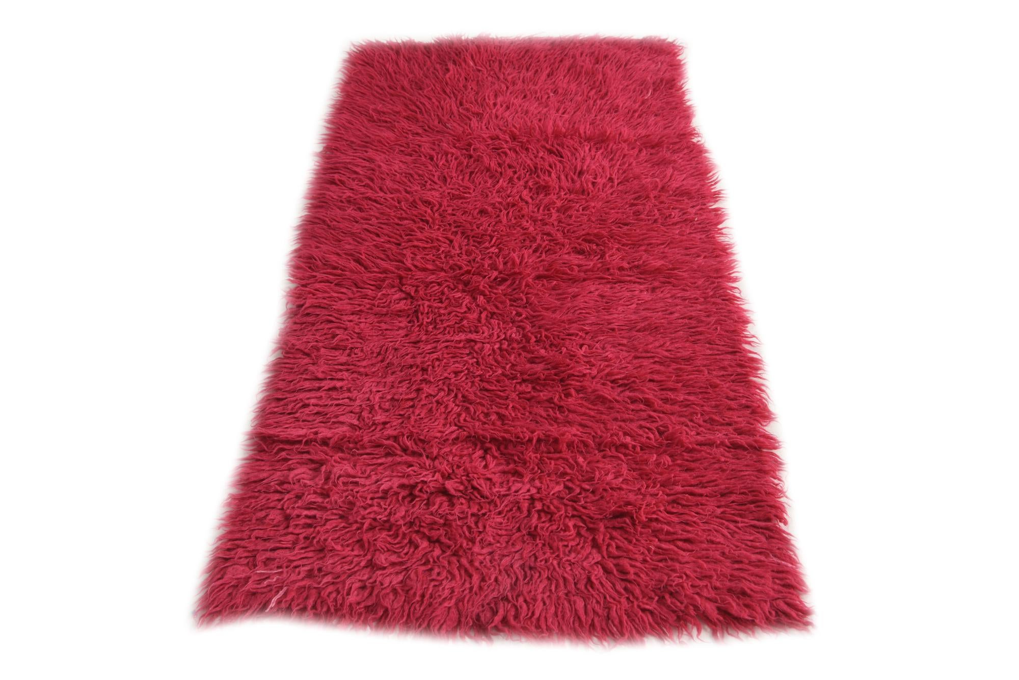 2' 9 x 5' 10 Hand Knotted Moroccan Wool Runner Rug