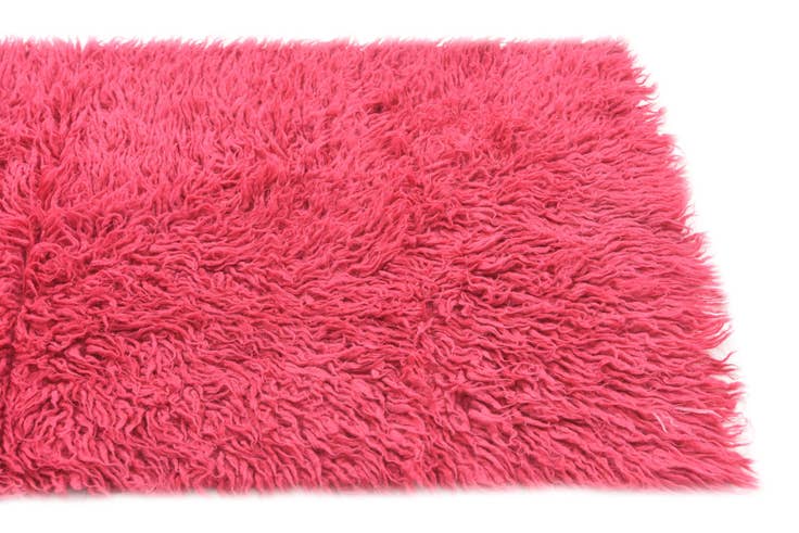 Detail image of 2' 9 x 5' 10 Hand Knotted Moroccan Wool Runner Rug