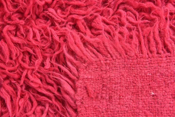 2' 9 x 5' 10 Hand Knotted Moroccan Wool Runner Rug