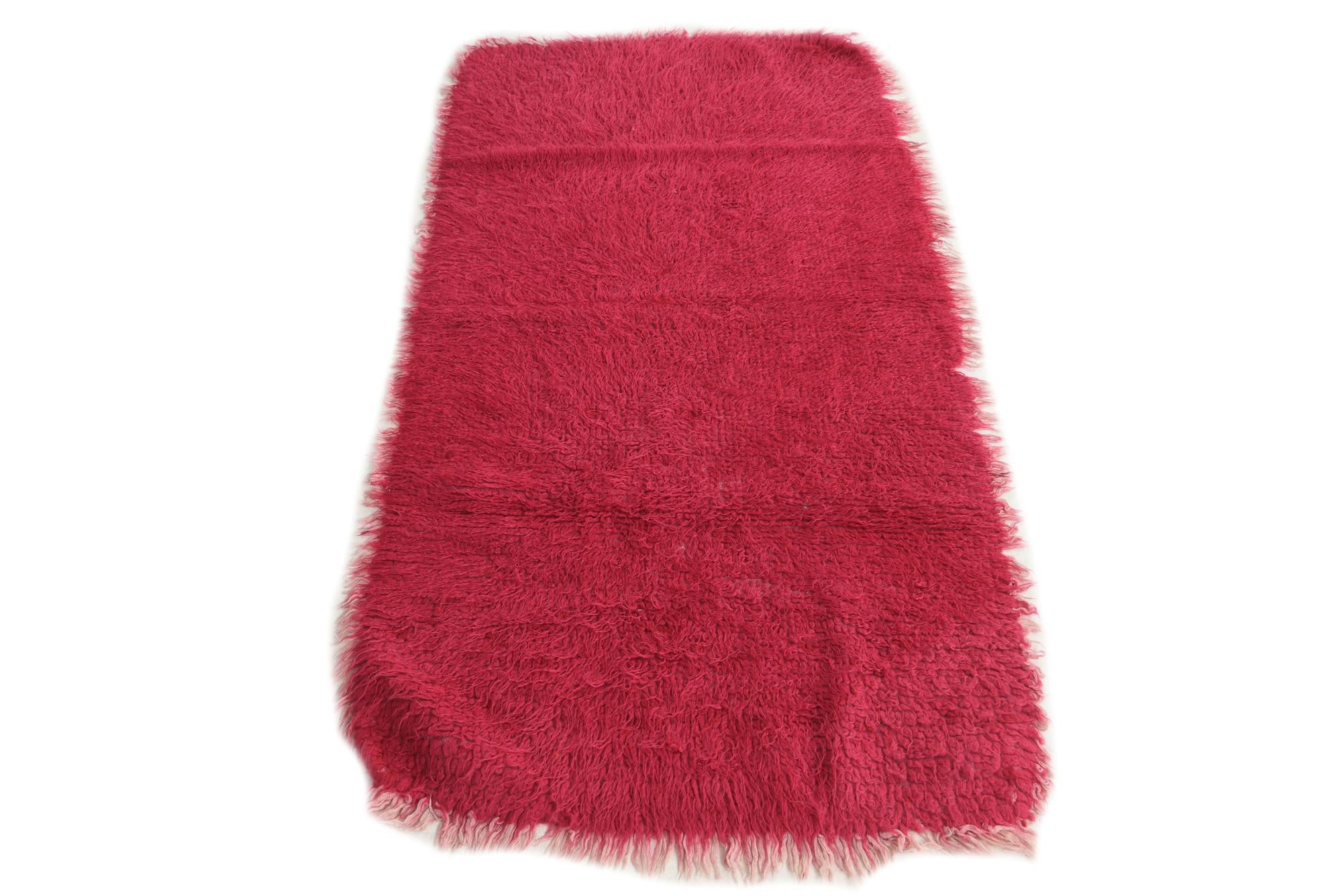 3' x 5' 8 Hand Knotted Moroccan Wool Runner Rug
