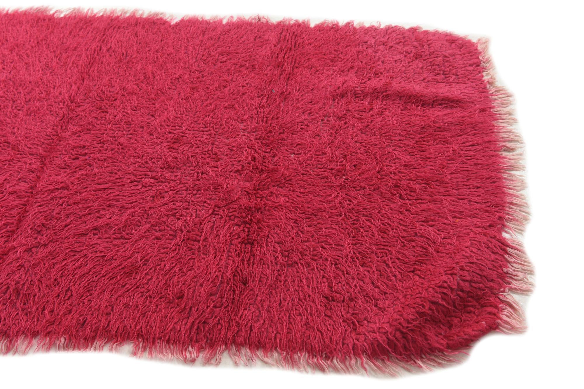 3' x 5' 8 Hand Knotted Moroccan Wool Runner Rug
