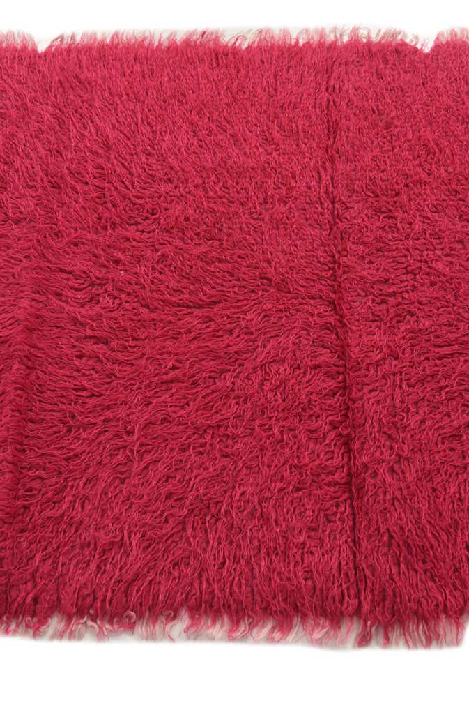 90cm x 175cm Handgeknoopt Marokkaans Wol Loper Vloerkleed
