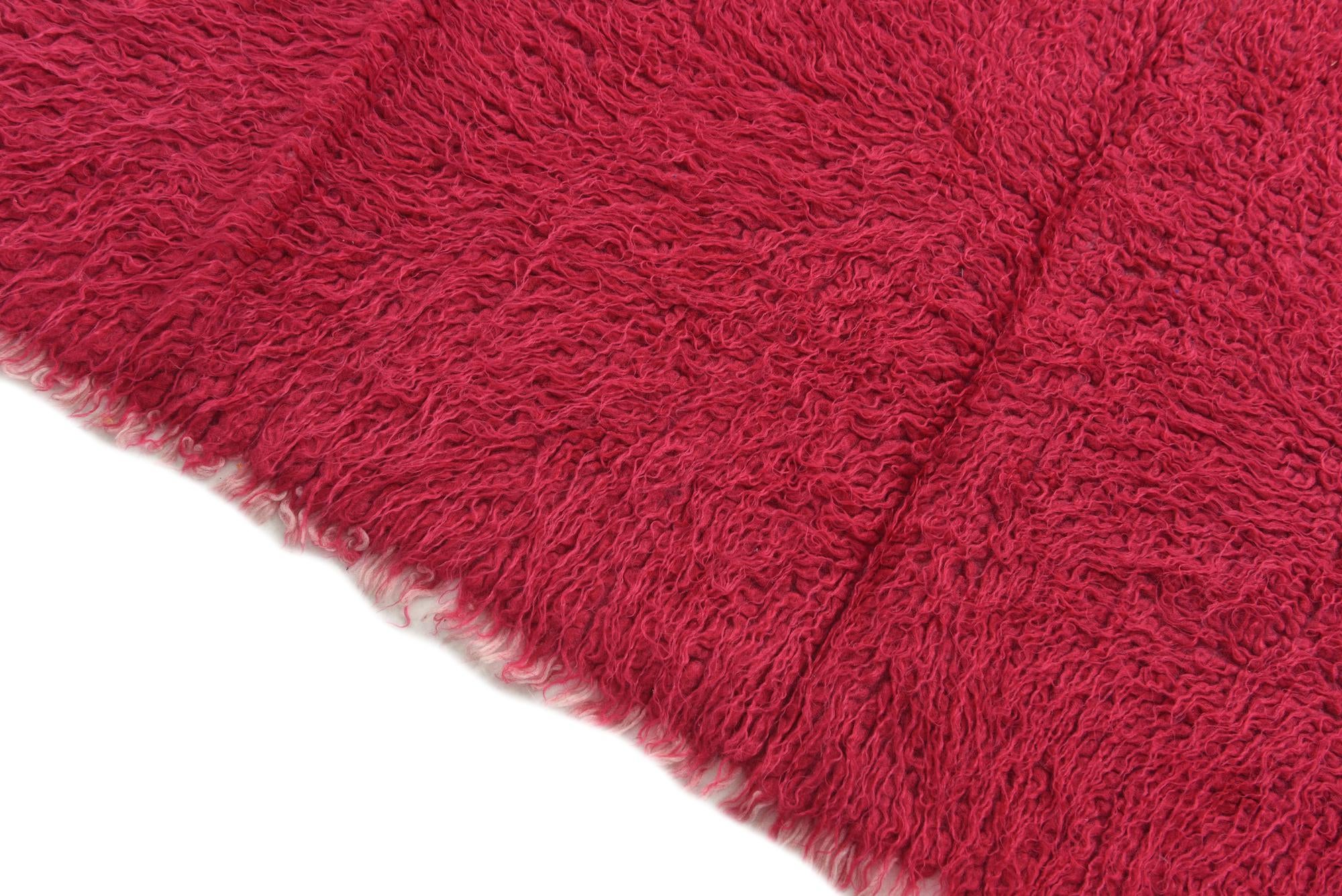 3' x 5' 8 Hand Knotted Moroccan Wool Runner Rug