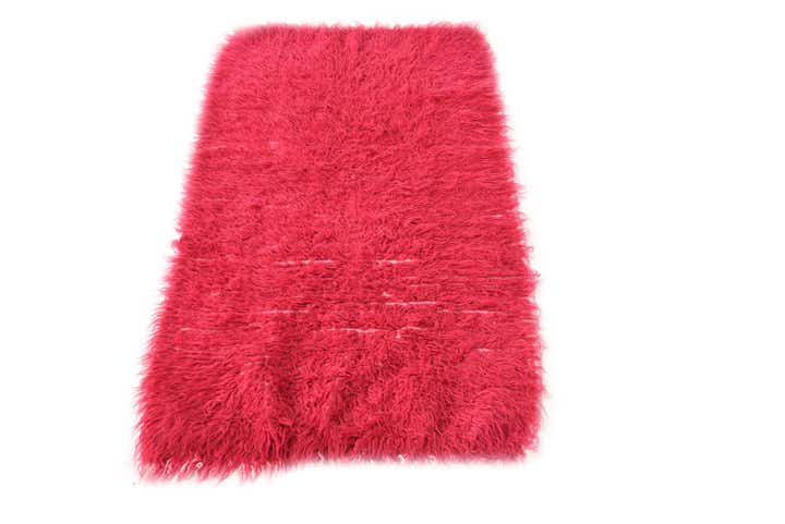2' 3 x 4' 3 Hand Knotted Moroccan Wool Runner Rug