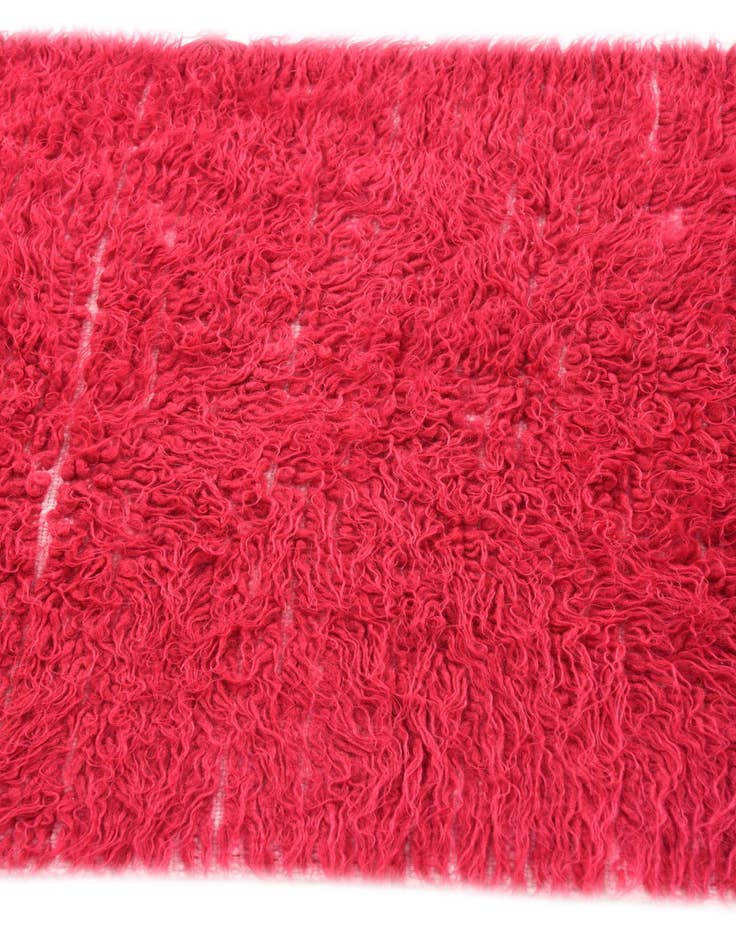 Detail image of 2' 3 x 4' 3 Hand Knotted Moroccan Wool Runner Rug