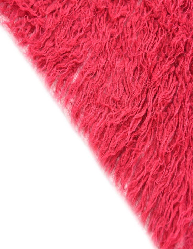 Detail image of 2' 3 x 4' 3 Hand Knotted Moroccan Wool Runner Rug