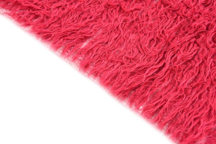 Detail image of 2' 3 x 4' 3 Hand Knotted Moroccan Wool Runner Rug