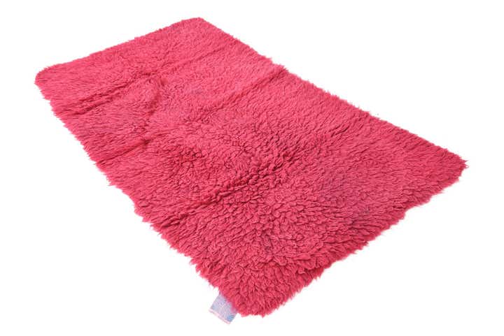 3' 1 x 6' Hand Knotted Moroccan Wool Runner Rug