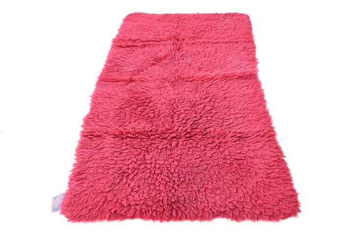 3' 1 x 6' Hand Knotted Moroccan Wool Runner Rug