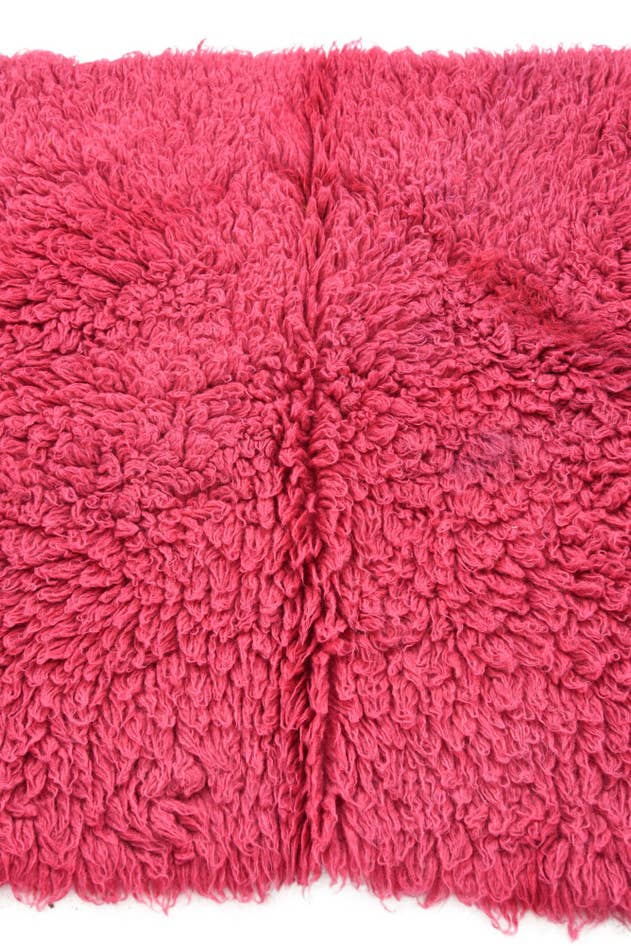 Detail image of 3' 1 x 6' Hand Knotted Moroccan Wool Runner Rug