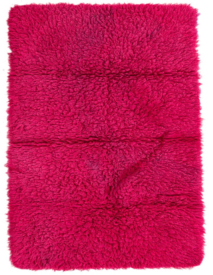 Detail image of 3' 1 x 6' Hand Knotted Moroccan Wool Runner Rug