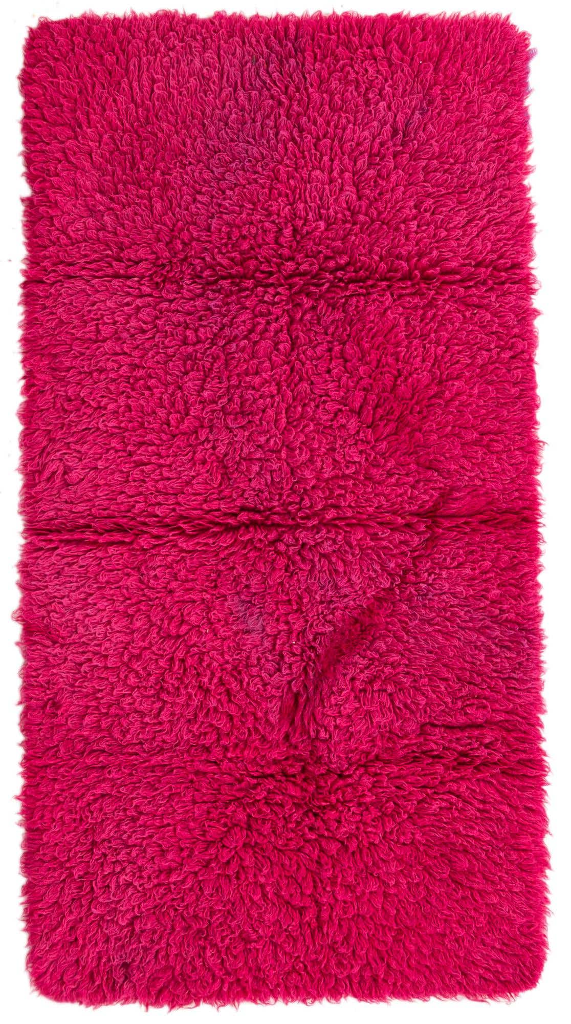 3' 1 x 6' Hand Knotted Moroccan Wool Runner Rug