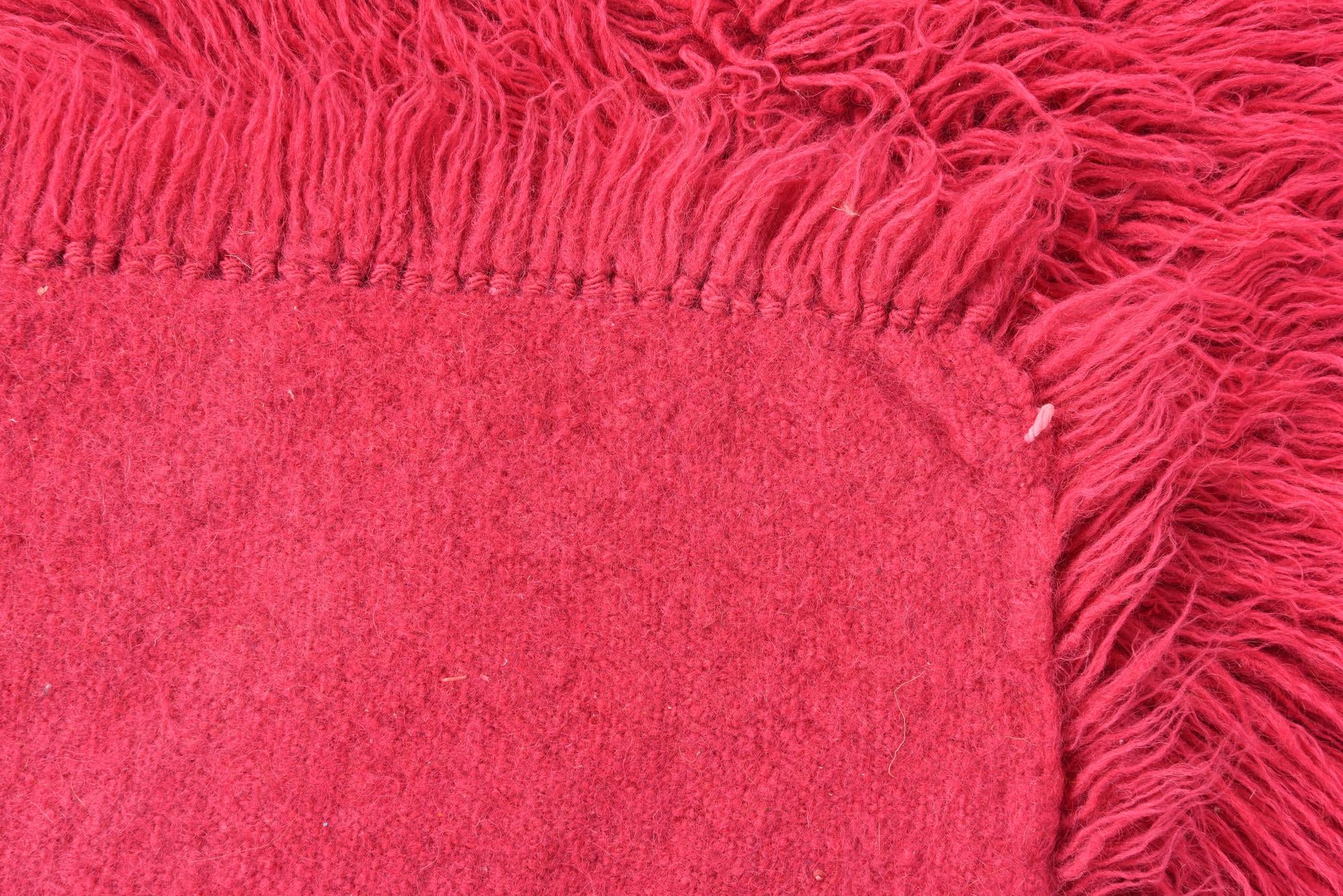 2' x 5' Hand Knotted Moroccan Wool Runner Rug