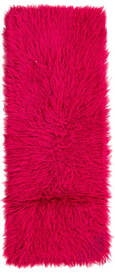 Detail image of 2' x 5' Hand Knotted Moroccan Wool Runner Rug