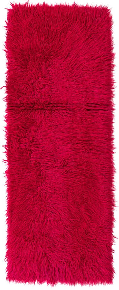 Detail image of 2' 3 x 5' 10 Hand Knotted Moroccan Wool Runner Rug