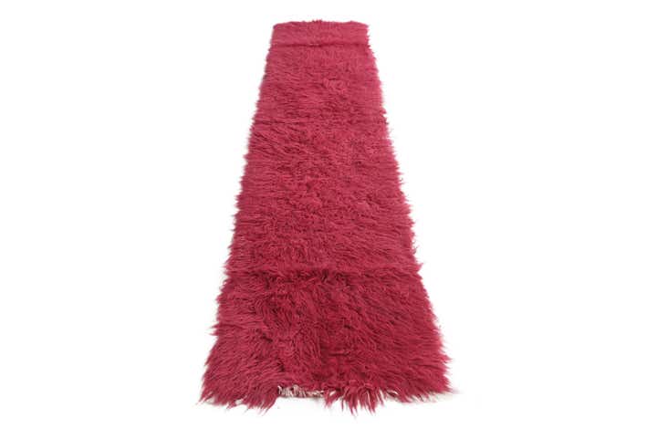 2' 5 x 11' 3 Hand Knotted Moroccan Wool Runner Rug