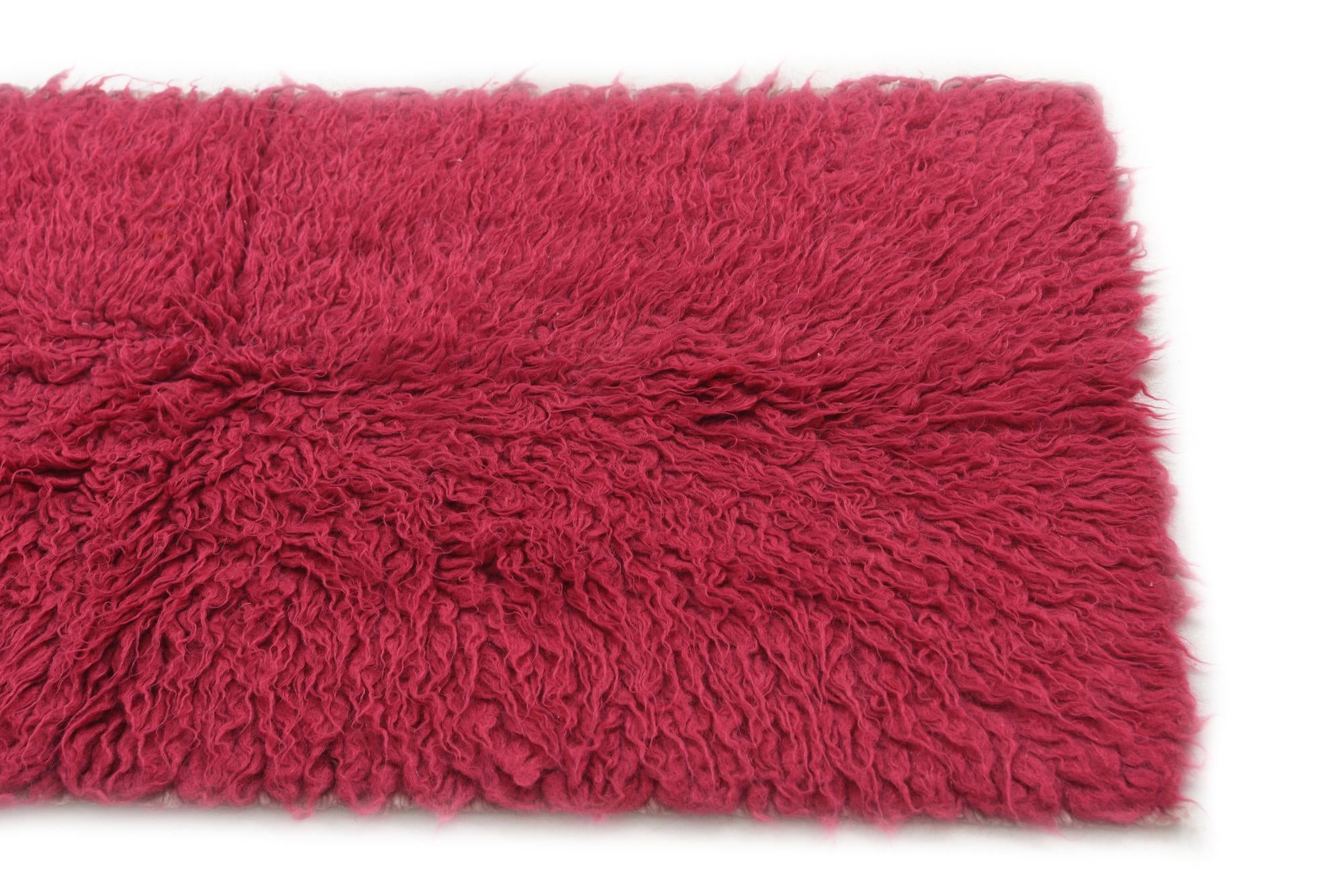 2' 3 x 4' 5 Hand Knotted Moroccan Wool Runner Rug