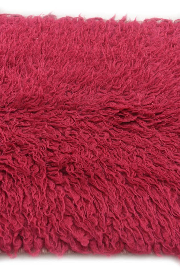 Detail image of 2' 3 x 4' 5 Hand Knotted Moroccan Wool Runner Rug