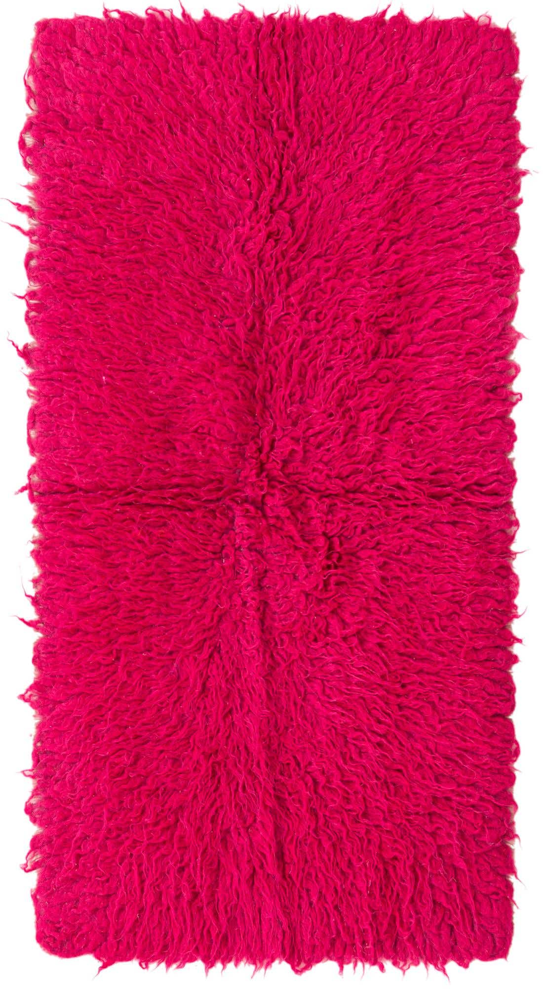 2' 3 x 4' 5 Hand Knotted Moroccan Wool Runner Rug