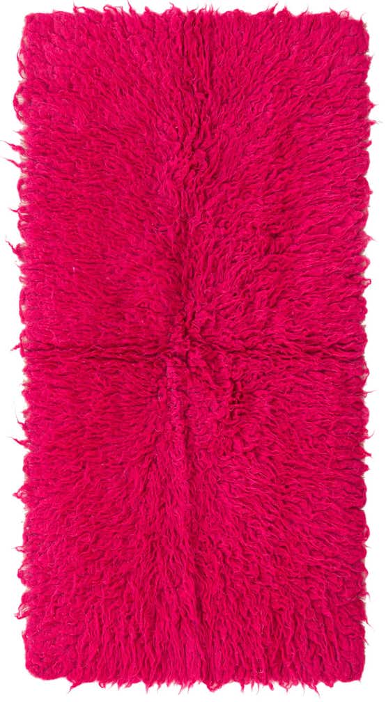 2' 3 x 4' 5 Hand Knotted Moroccan Wool Runner Rug