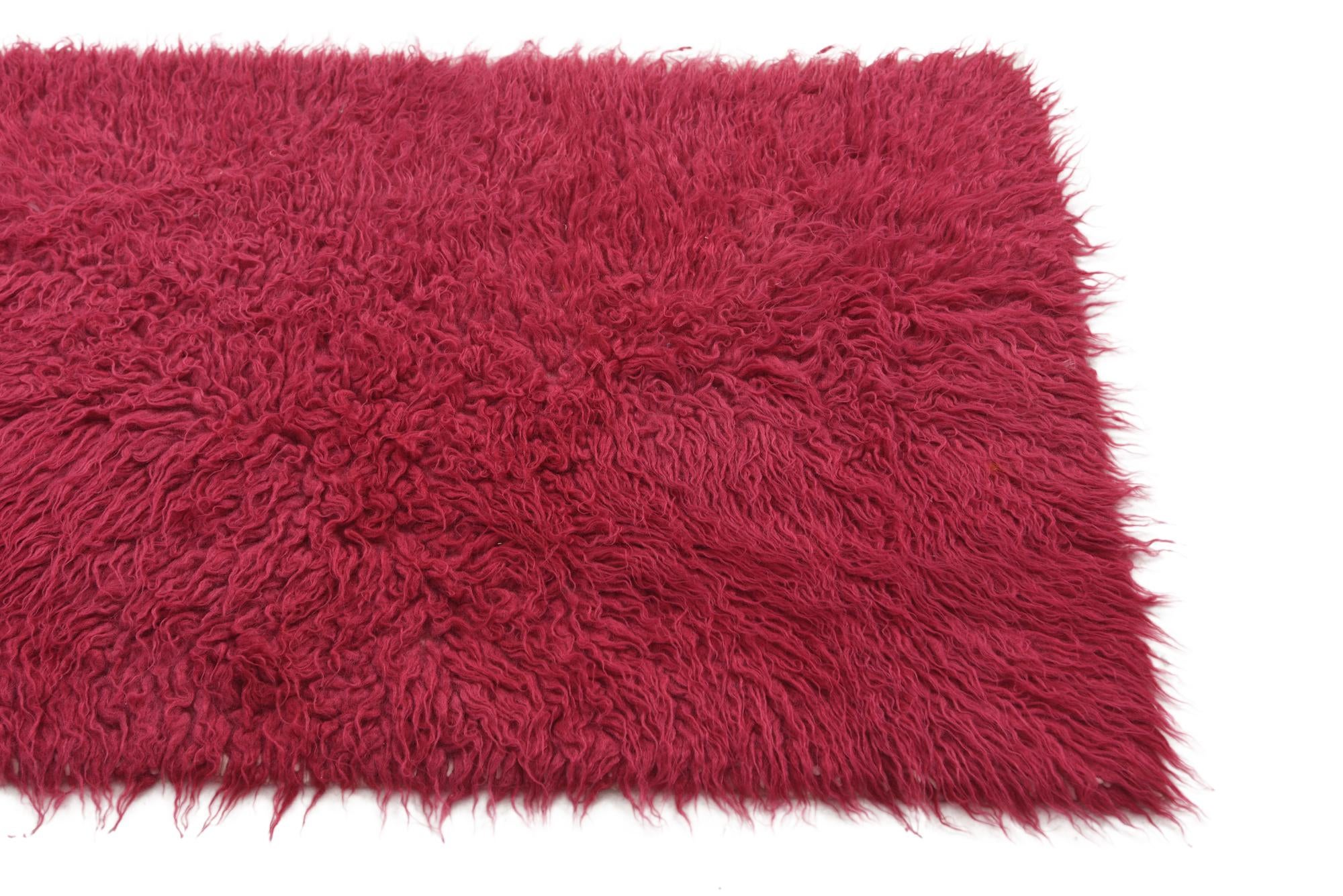 2' 3 x 4' 4 Hand Knotted Moroccan Wool Runner Rug
