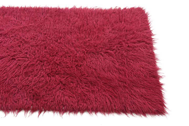 2' 3 x 4' 4 Hand Knotted Moroccan Wool Runner Rug