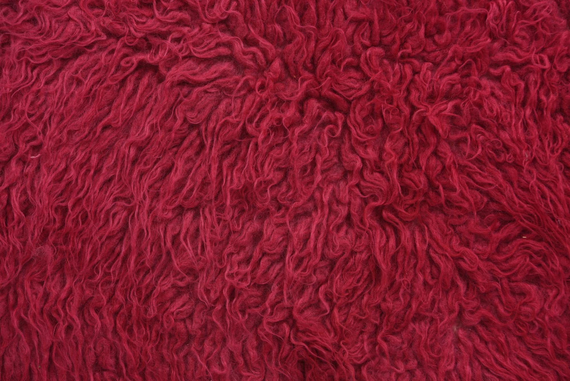 2' 3 x 4' 4 Hand Knotted Moroccan Wool Runner Rug