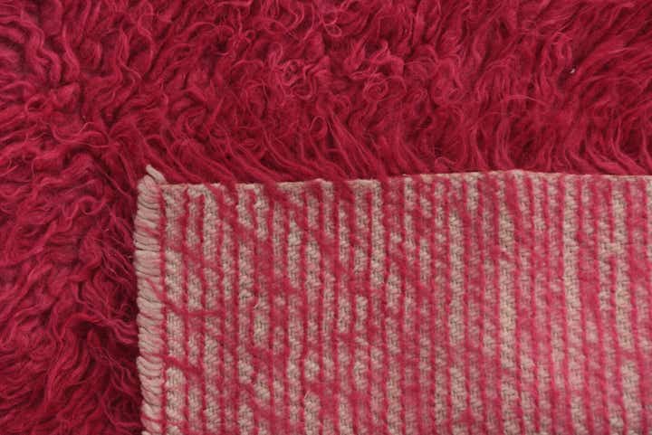 2' 3 x 4' 4 Hand Knotted Moroccan Wool Runner Rug