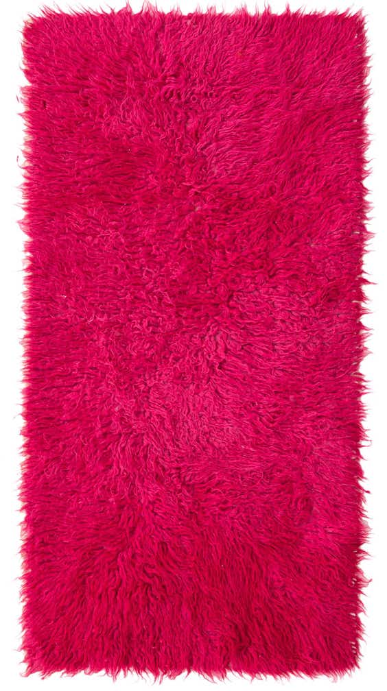 2' 3 x 4' 4 Hand Knotted Moroccan Wool Runner Rug