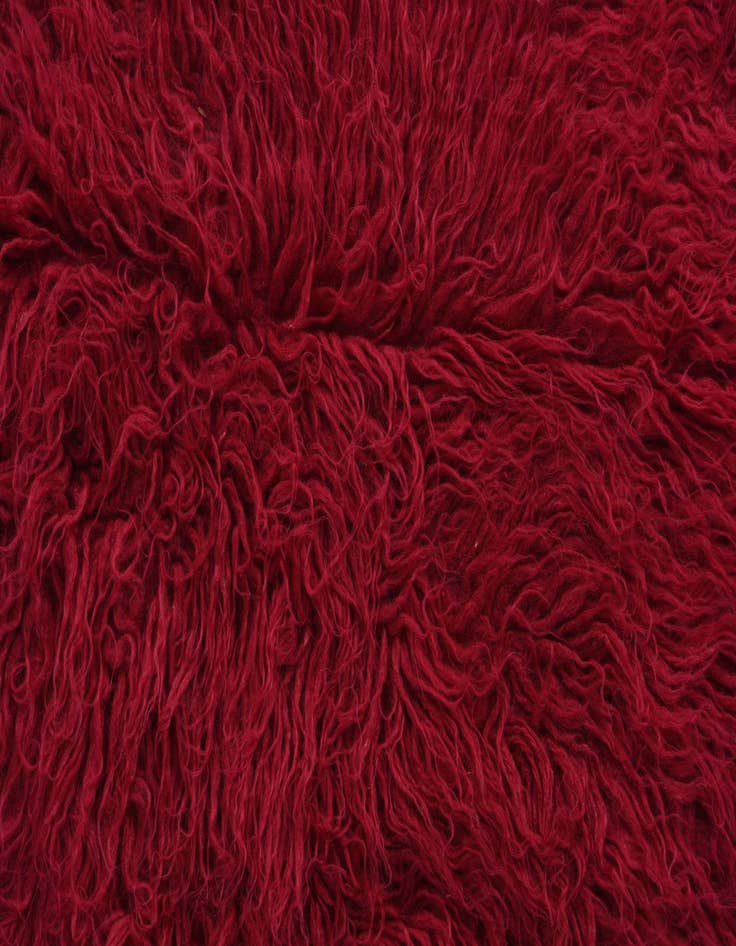 Detail image of 2' 6 x 4' 8  Hand Knotted Moroccan Wool Runner Rug