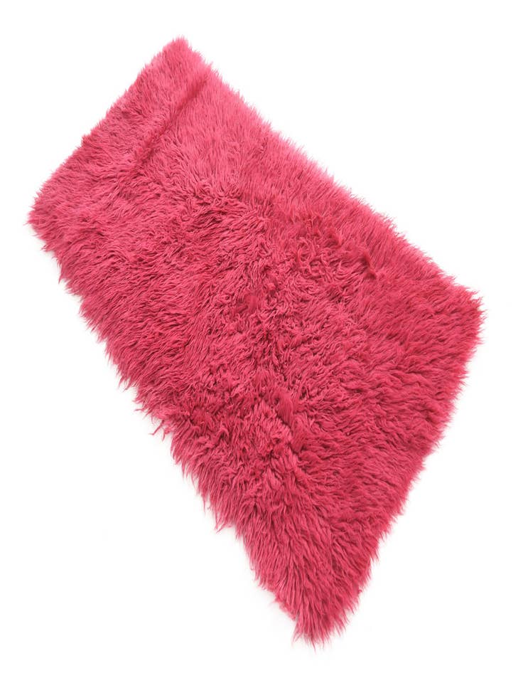 Detail image of 2' 5 x 4' 10  Hand Knotted Moroccan Wool Runner Rug