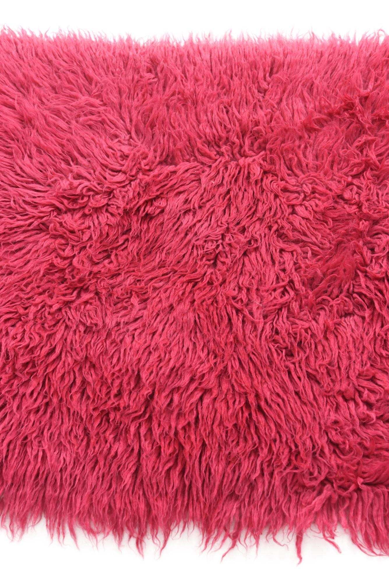 2' 5 x 4' 10 Hand Knotted Moroccan Wool Runner Rug