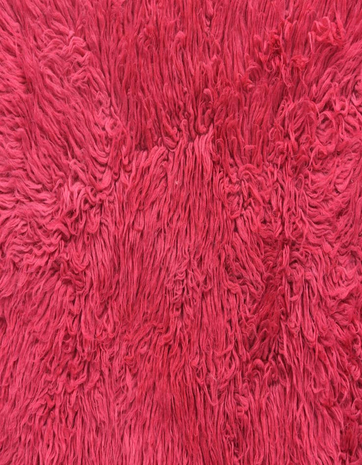 Detail image of 2' 5 x 4' 10  Hand Knotted Moroccan Wool Runner Rug