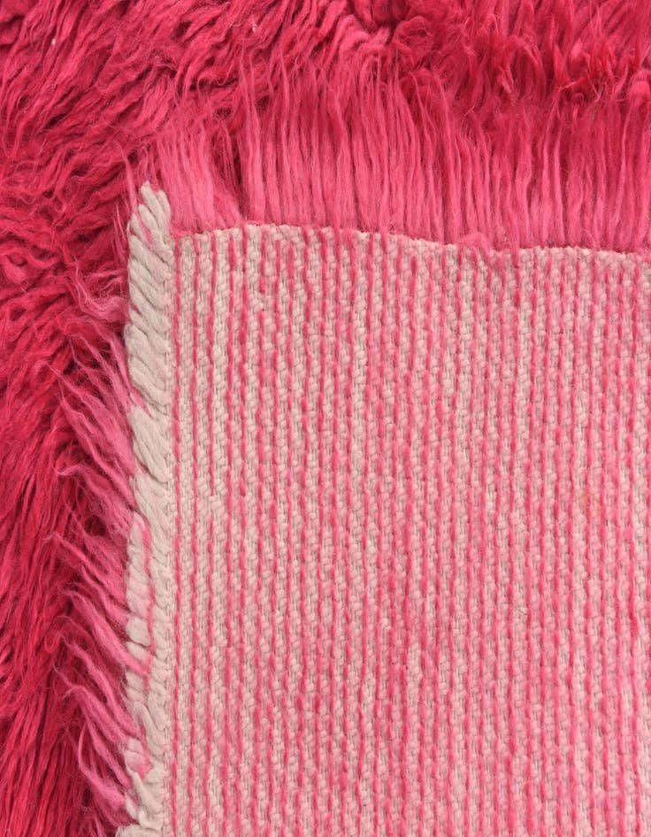 Detail image of 2' 5 x 4' 10  Hand Knotted Moroccan Wool Runner Rug