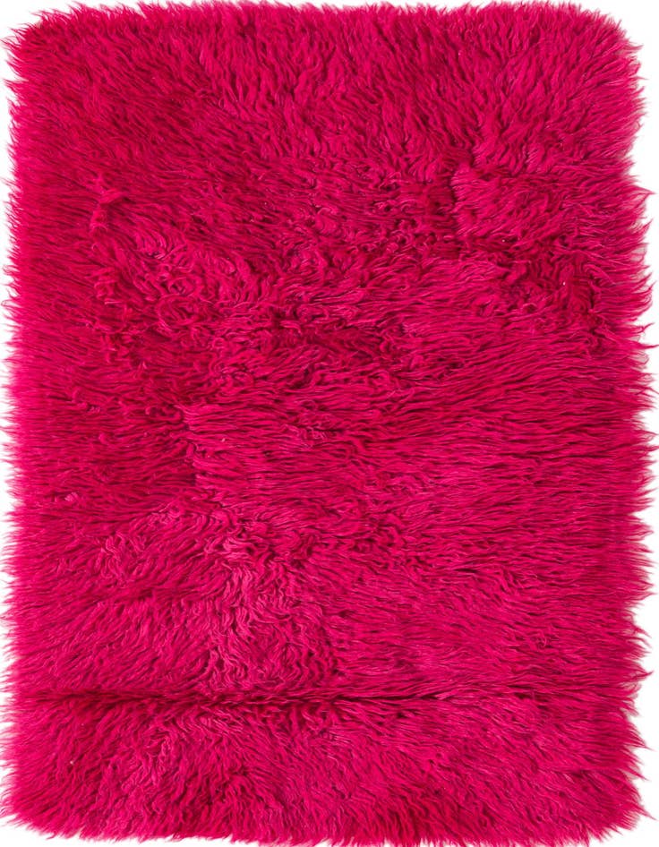 Detail image of 2' 5 x 4' 10 Hand Knotted Moroccan Wool Runner Rug
