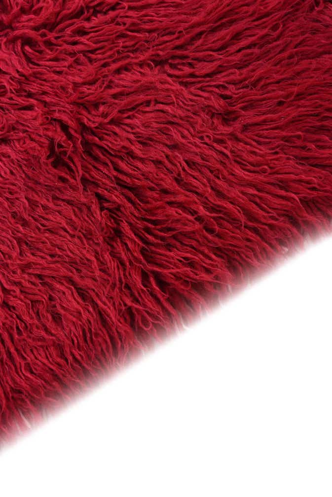 2' 4 x 4' 9 Hand Knotted Moroccan Wool Runner Rug