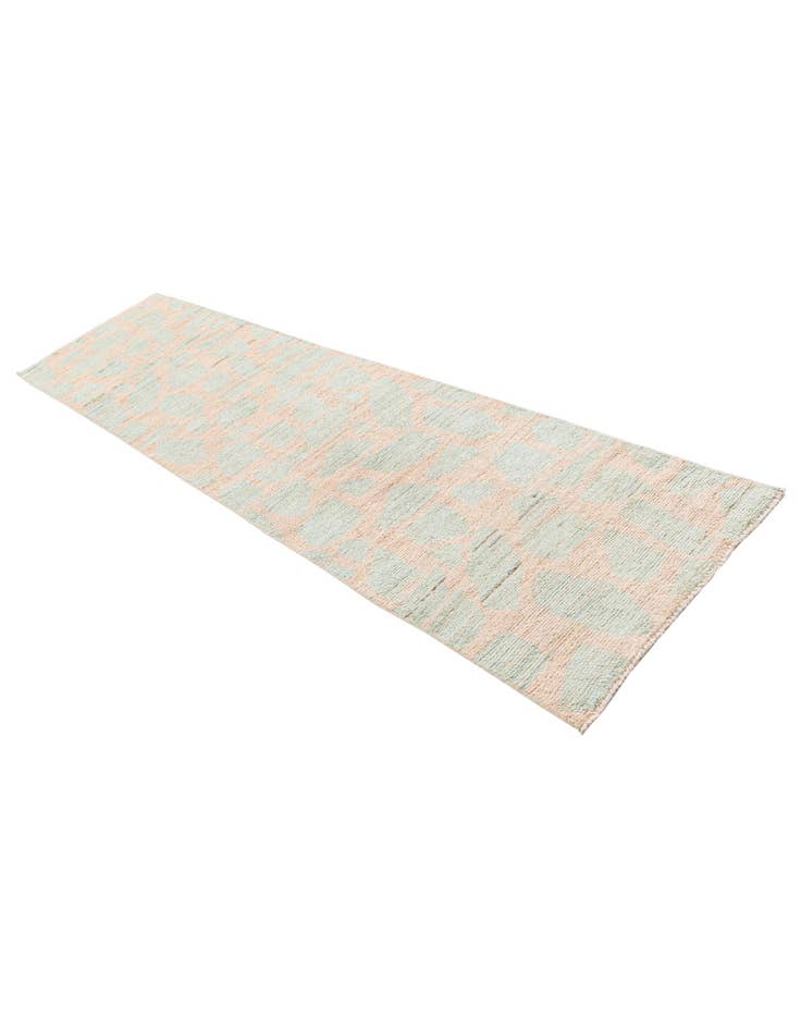 Detail image of 2' 6 x 9' 10  Hand Knotted Moroccan Wool Runner Rug