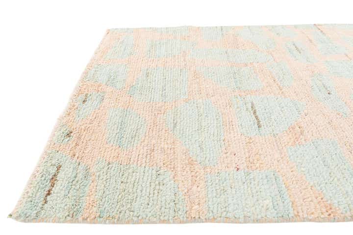 2' 6 x 9' 10 Hand Knotted Moroccan Wool Runner Rug