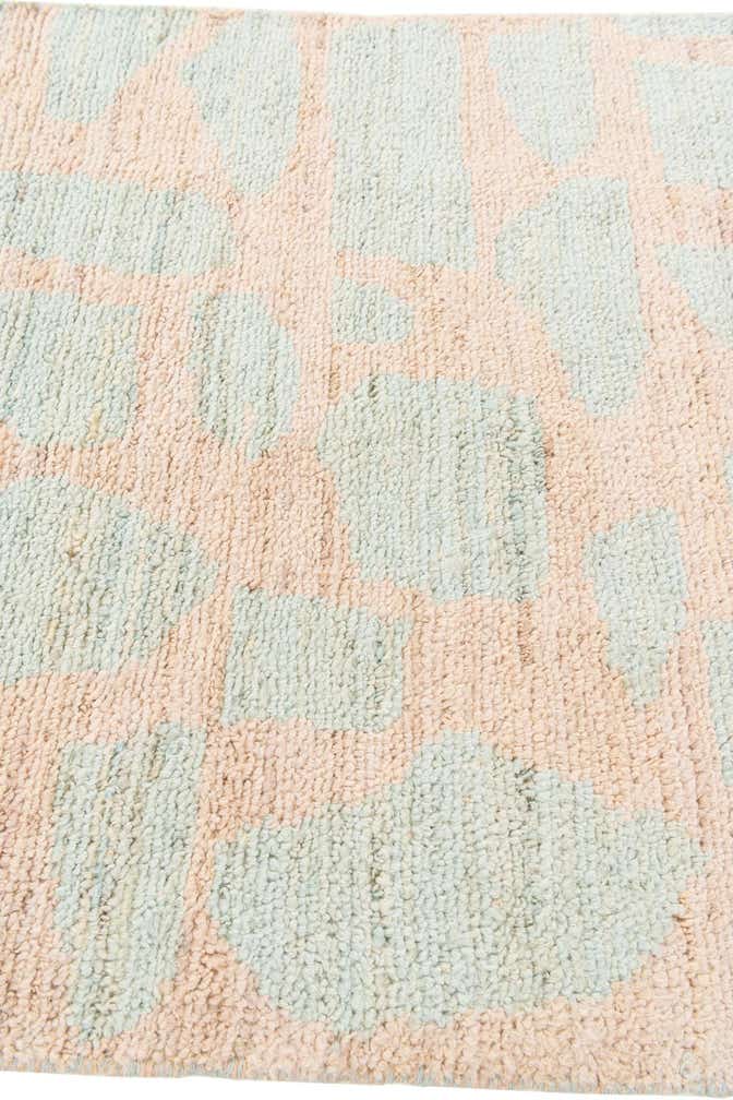 2' 6 x 9' 10 Hand Knotted Moroccan Wool Runner Rug