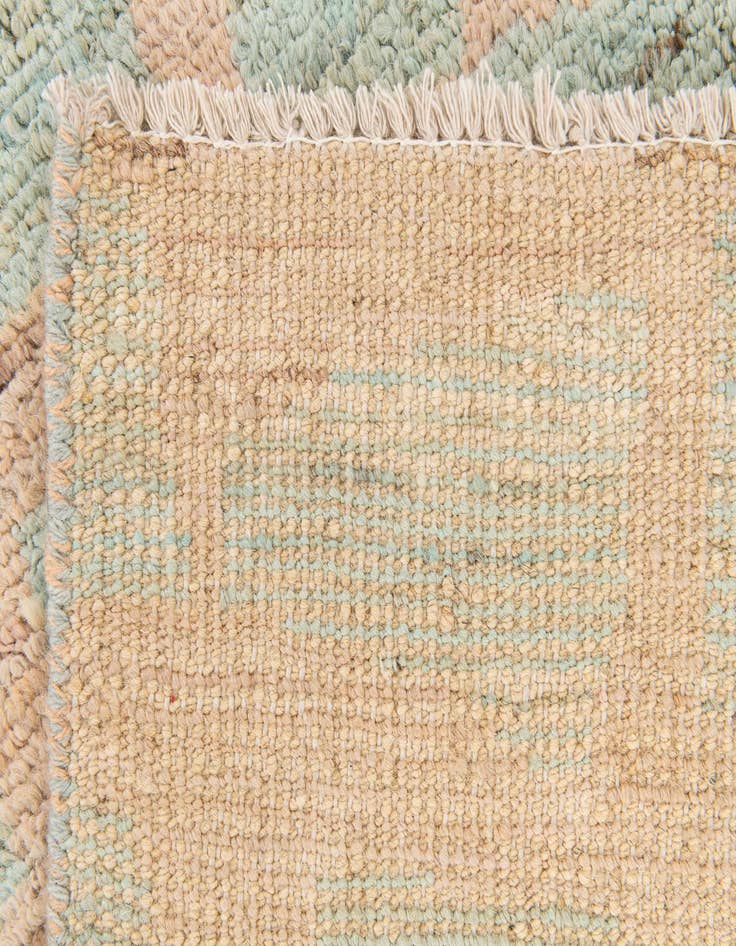 Detail image of 2' 6 x 9' 10  Hand Knotted Moroccan Wool Runner Rug