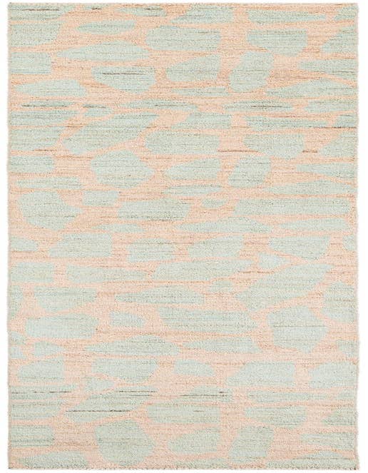 Detail image of 2' 6 x 9' 10 Hand Knotted Moroccan Wool Runner Rug