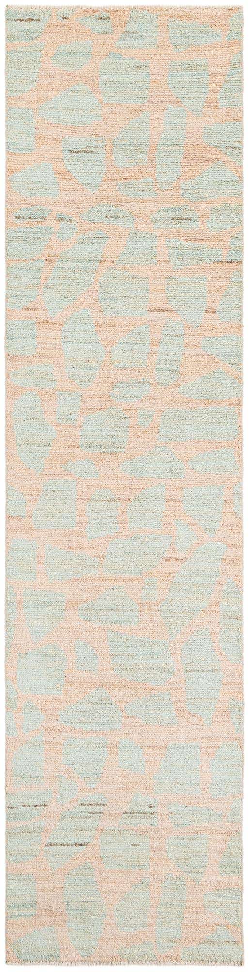 2' 6 x 9' 10 Hand Knotted Moroccan Wool Runner Rug