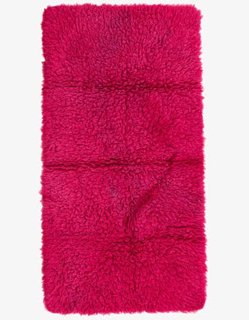 3' 1 x 6' Hand Knotted Moroccan Wool Runner Rug