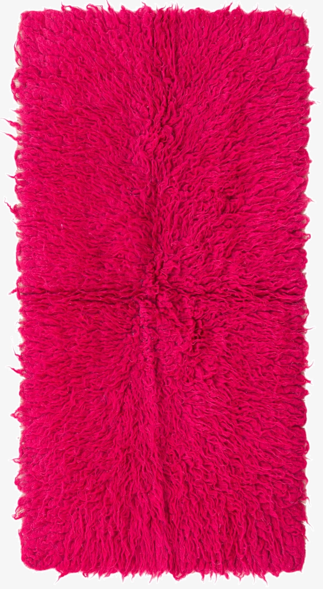 2' 3 x 4' 5  Hand Knotted Moroccan Wool Runner Rug